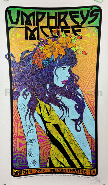 Umphrey's McGee - Los Angeles '15 - Chuck Sperry - 1st Edition - Mint - SF Rock Posters & Collectibles