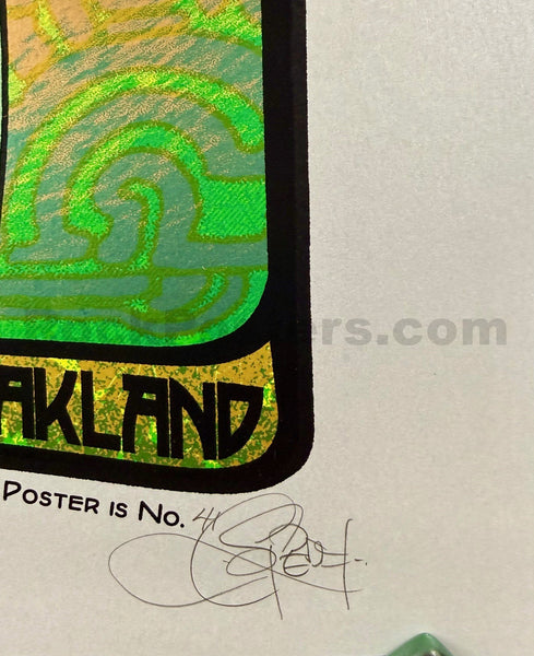 AUCTION - Umphrey's McGee - Band Signed - Oakland '15 - Chuck Sperry - 1st Edition - Mint