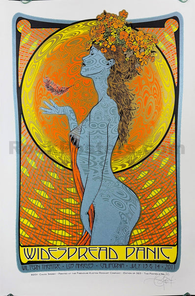 AUCTION - Widespread Panic - Los Angeles '11 - Chuck Sperry - 1st Edition - Mint - SF Rock Posters & Collectibles