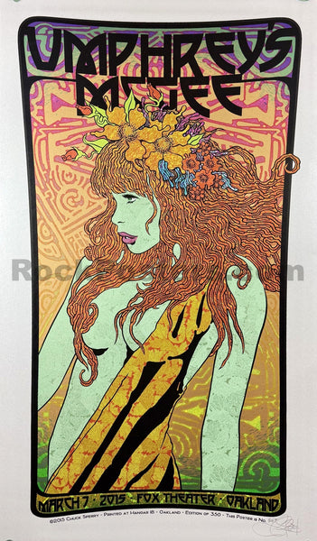 Umphrey's McGee - Oakland '15 - Chuck Sperry - 1st Edition - Near Mint - SF Rock Posters & Collectibles