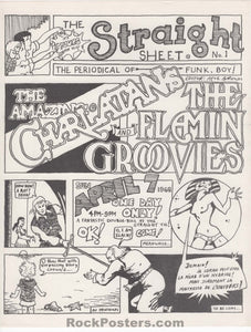 AUCTION - Charlatans Flamin' Groovies - Straight Theater - 1968 Handbill - Near Mint Minus