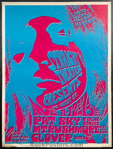 AUCTION - Clover - Straight Theater - 1967 Poster - Excellent