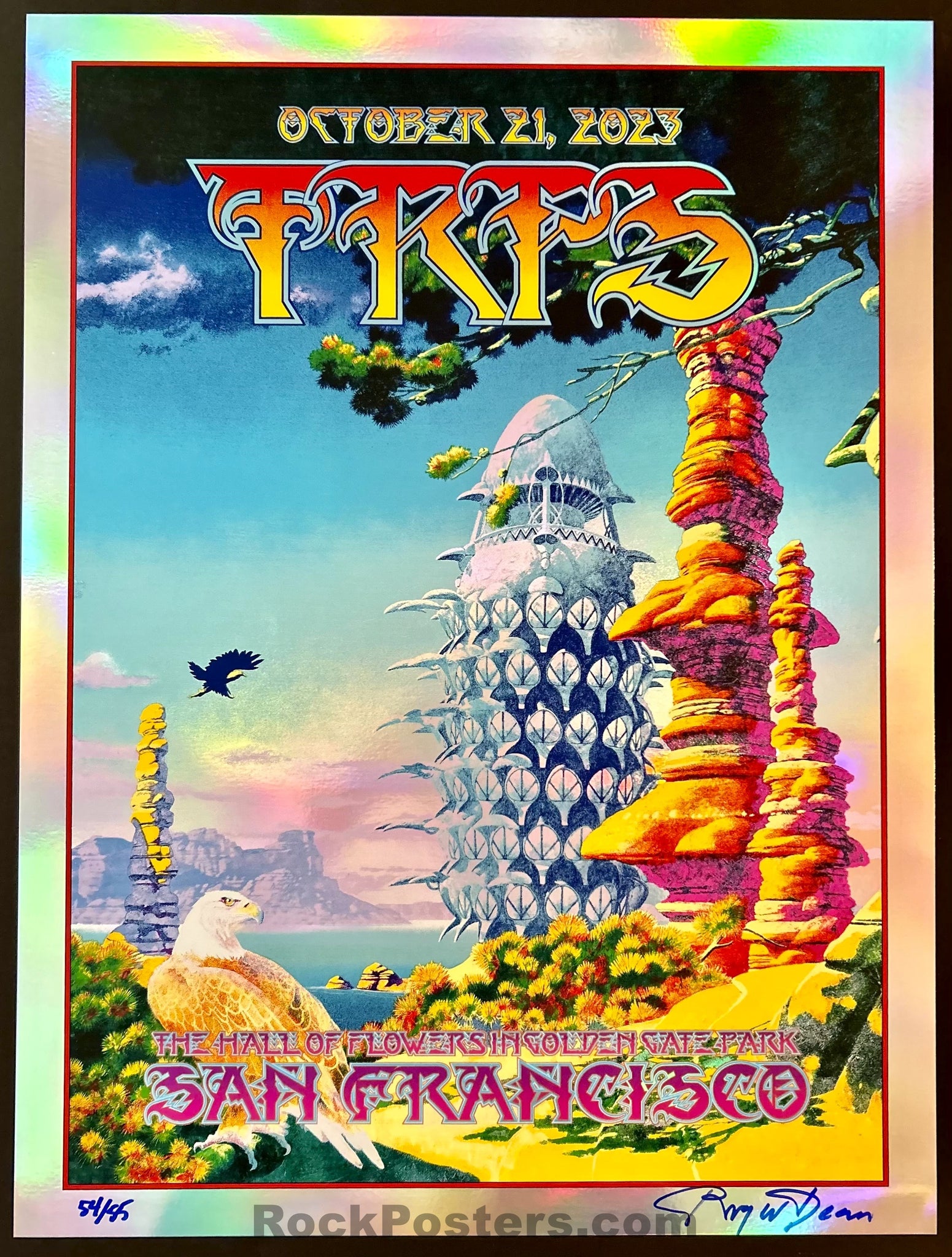 AUCTION - The Rock Poster Society - TRPS '23 - Roger Dean - Foil Variant Edition - Mint