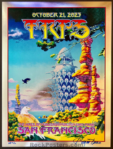 AUCTION - The Rock Poster Society - TRPS '23 - Roger Dean - Chrome Foil Variant - Artist Proof Edition of 2 - Mint