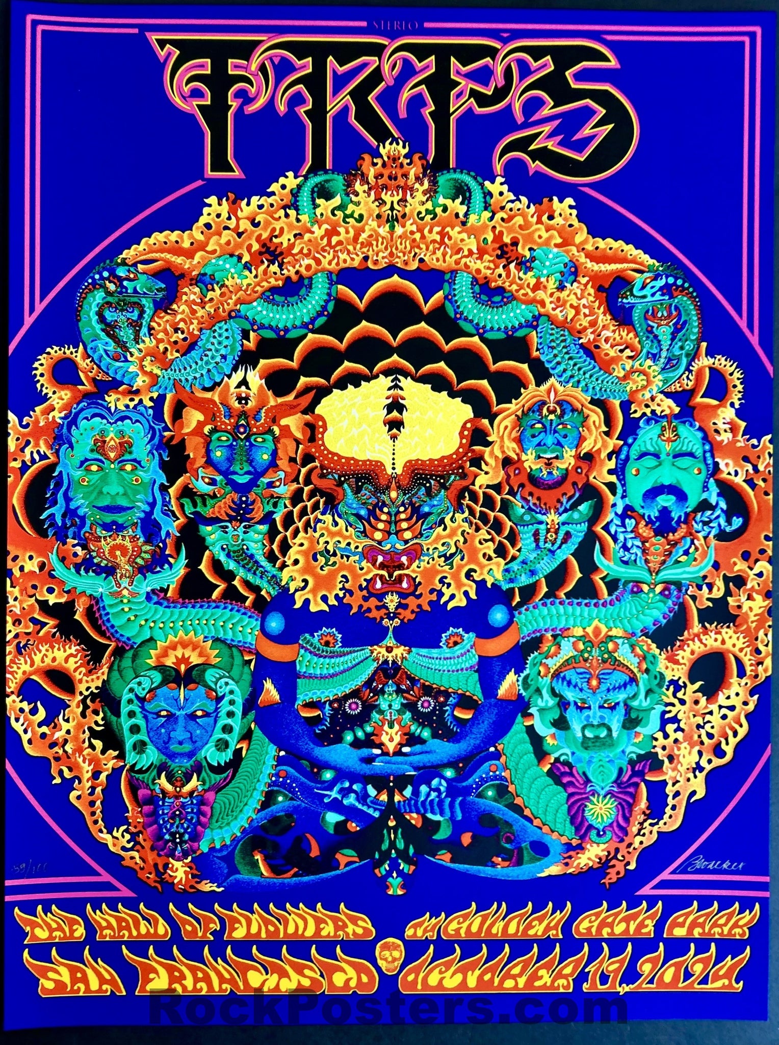 AUCTION - The Rock Poster Society - TRPS '24 - Grateful Dead - Anthem of the Sun - Bill Walker - Silkscreen Poster - Mint