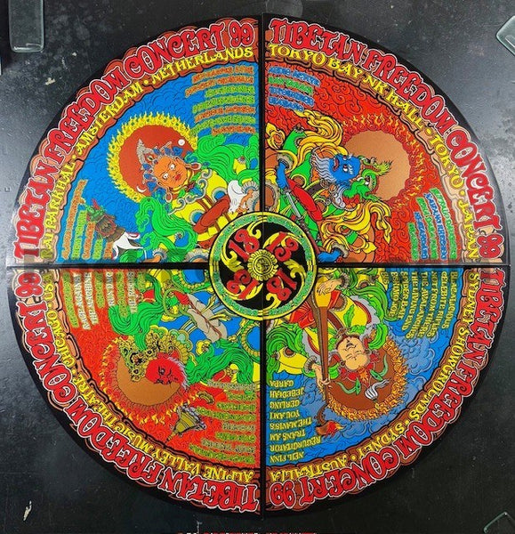 AUCTION - Tibetan Freedom '99 - 1st Edition - Donovan/Forbes/Shaw/Sperry - Near Mint - SF Rock Posters & Collectibles