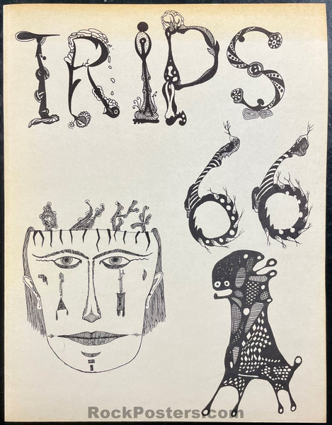 AUCTION - Trips 66 -  LSD Psychedelic - Art Book - Near Mint