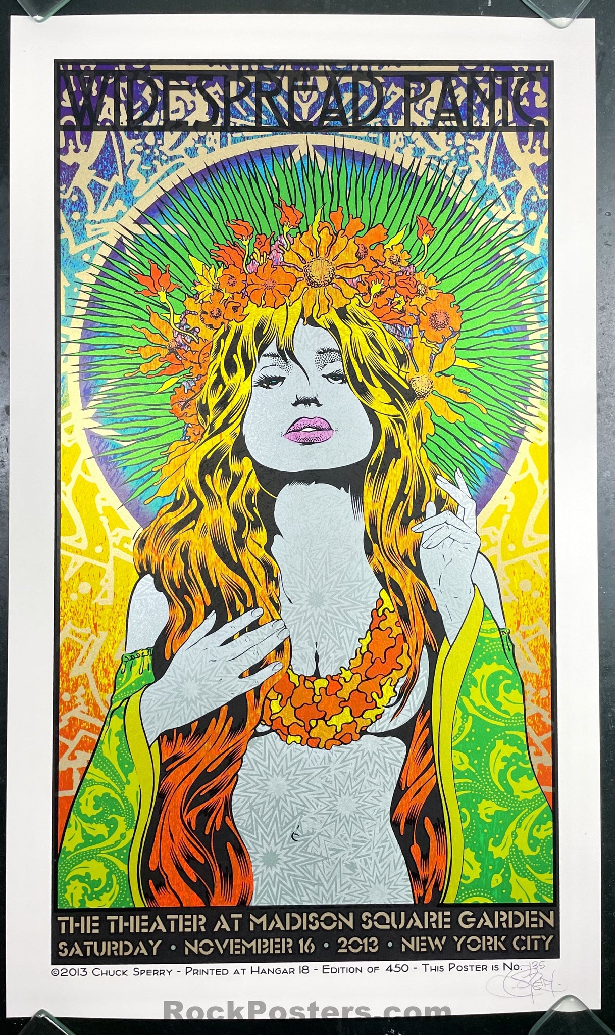 AUCTION - Widespread Panic - NYC '13 - Chuck Sperry - 1st Edition - Madison Square Garden - Mint