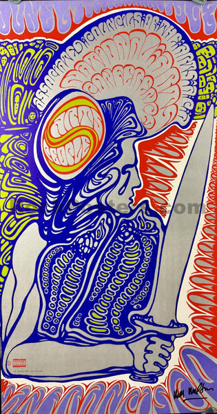 AUCTION - Arts Council Conference - Wes Wilson Signed - 1968  Poster - Near Mint Minus