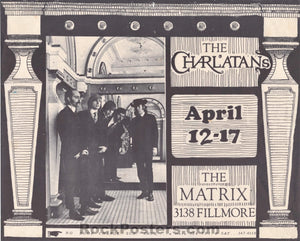 AOR 2.117 Alt. - Charlatans - 1967 Handbill - The Matrix - Excellent