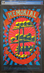 AUCTION - AOR-2.160 - Grateful Dead - 1968 Poster - Carousel Ballroom - CGC Graded 7.0