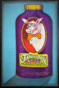 AUCTION - AOR-2.170 - Tuesday Night Jam - 1968 Poster - Mouse Signed - Carousel Ballroom - Near Mint Minus