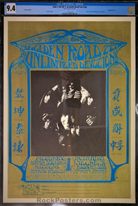 AUCTION - AOR 2.192 - The Grateful Dead - Grateful Dead Fan Club -1967 Poster  - CGC Graded 9.4