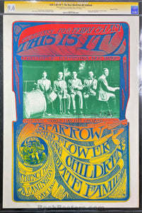 AUCTION - AOR-2.261 - Sparrow - 1967 Poster - Mouse Signed - Leamington Hotel - CGC Graded 9.6