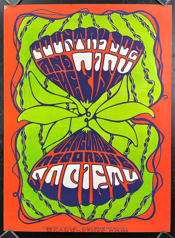 AUCTION - AOR-2.289 - Country Joe & Fish - 1967 Vanguard Record Promo Poster - Excellent
