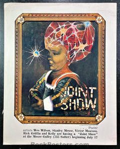 AUCTION - AOR- 2.348 - Joint Show - 1967 Poster - Mouse Signed - Moore Gallery - Excellent