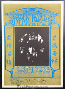 AUCTION - AOR 2.192 - Grateful Dead - Stanley Mouse Signed - 1967 Poster - Grateful Dead Fan Club - Near Mint
