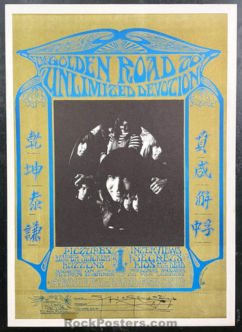 AUCTION - AOR 2.192 - Grateful Dead - Stanley Mouse Signed - 1967 Poster - Grateful Dead Fan Club - Near Mint