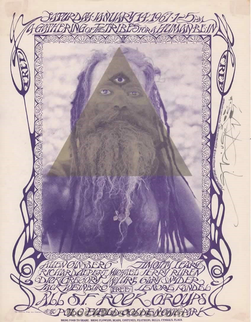 AUCTION - AOR 2.217 - Grateful Dead Timothy Leary - The Human Be-In ...