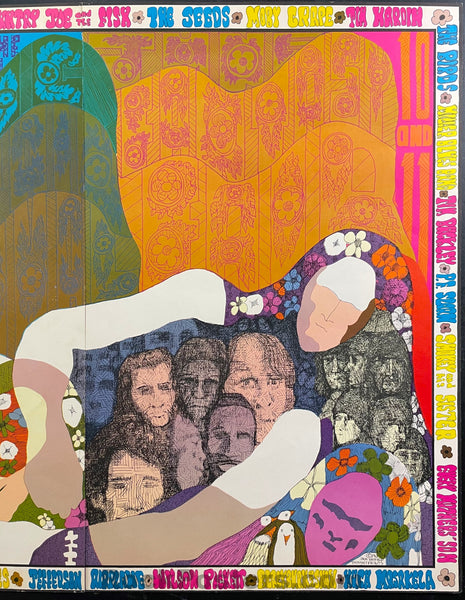 AUCTION - AOR 2.317 & 2.318 - The Doors - Magic Mountain Festival - 1967 Poster Set - Excellent