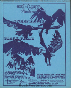 AOR 3.89 Alt. - Sweetwater Black Pearl - October 1968 Handbill - The Bank - Near Mint