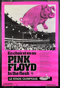 AUCTION - AOR-4.251 - Pink Floyd - 1977 Poster - Montreal - Excellent
