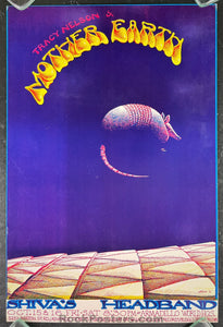AUCTION - AOR 4.163 - Tracy Nelson Mother Earth - 1971 Poster - Armadillo - Near Mint Minus