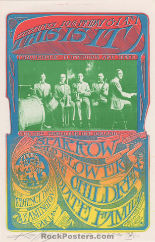 AUCTION - AOR 2.261 - This is It! - Mouse and Kelley Signed - 1967 Handbill - Oakland  - Near Mint
