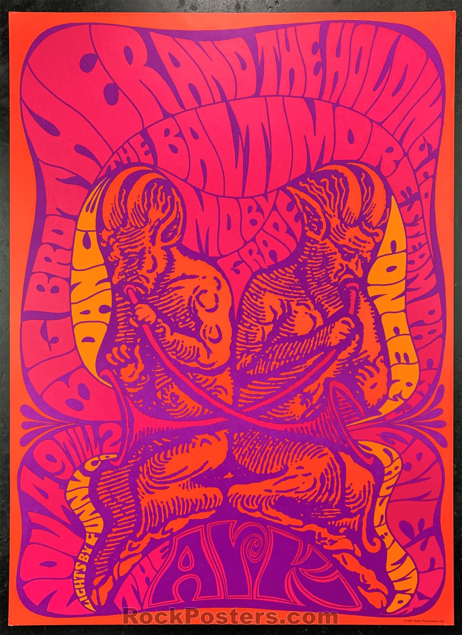 AUCTION - AOR  2.310 - Big Brother Janis Joplin - Moby Grape - 1967 Variant Poster - The Ark - Excellent