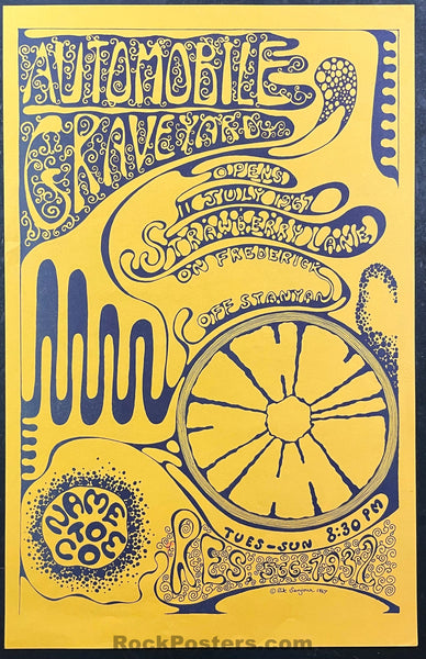 AUCTION - Psychedelic - Haight-Ashbury 1967 - Grand Opening Poster - Near Mint Minus