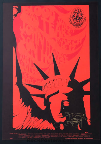 AUCTION - FD-110 - Blood Sweat & Tears - Stanley Mouse Signed - 1968 Poster - Avalon Ballroom - Near Mint