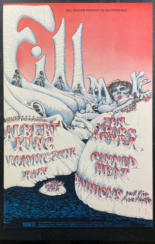 BG-126 - Albert King - 1968 Poster - Fillmore Auditorium - Near Mint