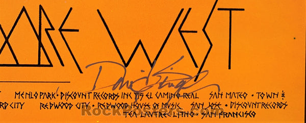 AUCTION -  BG-216  - Grateful Dead - David Singer Signed - 1970 Poster - Fillmore West - Near Mint