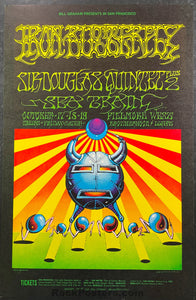 AUCTION - BG-141 - Iron Butterfly Rick Griffin - 1968 Poster - Fillmore Auditorium - Near Mint