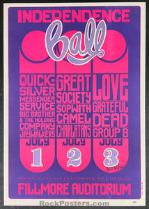 AUCTION - BG-14 - Grateful Dead - Wes Wilson SIGNED - 1966 Poster - Fillmore  Auditorium - Near Mint