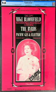 BG-159 - Mike Bloomfield - Randy Tuten Signed - 1969 Poster - Fillmore West - CGC Graded 9.0