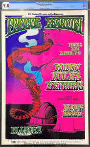 AUCTION -  BG-167 - Procul Harum - 1968 Poster - Fillmore West - CGC 9.8
