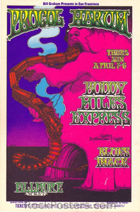 BG167 - Procul Harum Postcard - Fillmore Auditorium (03-Apr-69) Condition - Mint