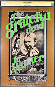 AUCTION - BG-176 - The Grateful Dead - Tuten Signed - 1969 Poster - Fillmore West - CGC Graded 9.2