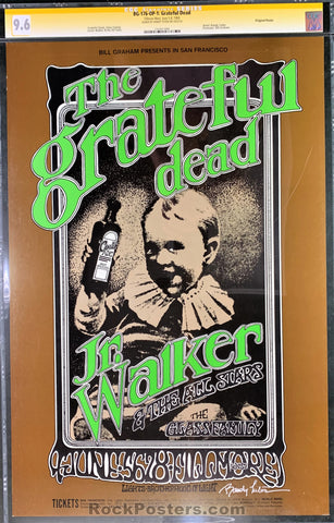 AUCTION -  BG-176 - The Grateful Dead - 1969 Poster - Randy Tuten Signed - Fillmore West - CGC Graded 9.6
