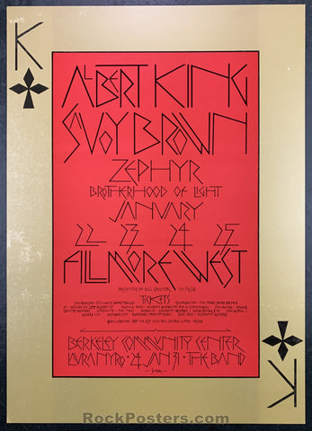 BG-213 - Albert King Poster - Fillmore West - Near Mint Minus