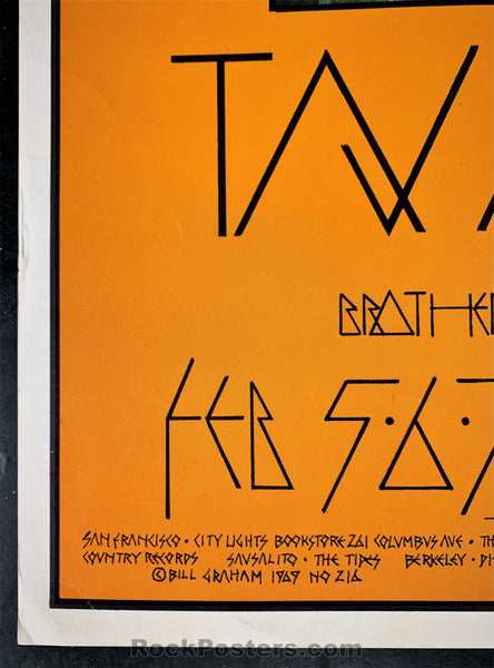 AUCTION -  BG-216 - The Grateful Dead - 1970 Poster - Fillmore West - Excellent