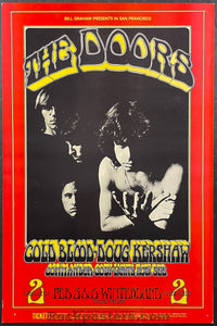 AUCTION - BG-219 - The Doors - 1970 Poster - Winterland - Excellent