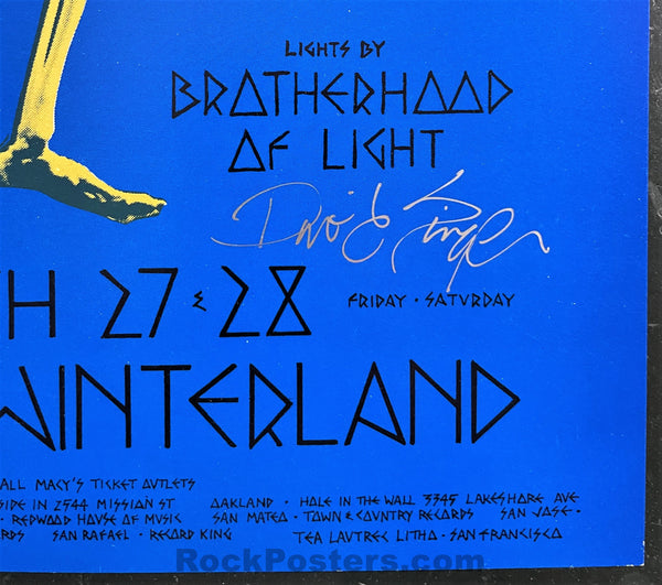 AUCTION - BG-225 - Chicago -  David Singer Signed - 1970 Poster - Fillmore Auditorium - Near Mint