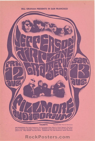 AUCTION - BG-23 - Grateful Dead - 1966 Handbill - Fillmore Auditorium - Near Mint