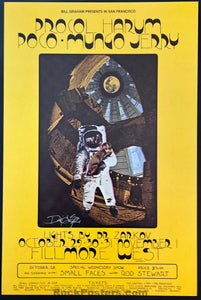 AUCTION - BG-254 - Procol Harum/Poco - Original 1970 Poster - David Singer Signed - Fillmore West - Mint