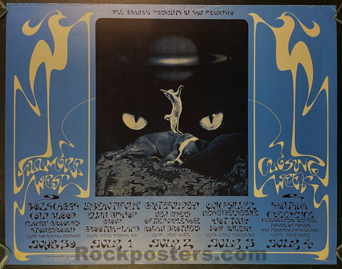 AUCTION - BG-287 - Grateful Dead - Closing of Fillmore West - 1971 Poster - Excellent