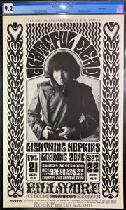 AUCTION - BG-32 - The Grateful Dead 1966  Poster - Fillmore Auditorium - CGC Graded 9.2