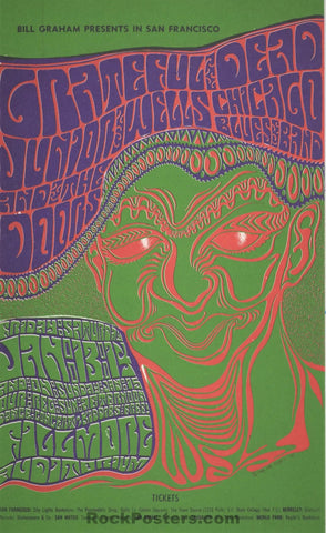 AUCTION - BG-45 - Grateful Dead 1967 Handbill - Fillmore Auditorium - Mint