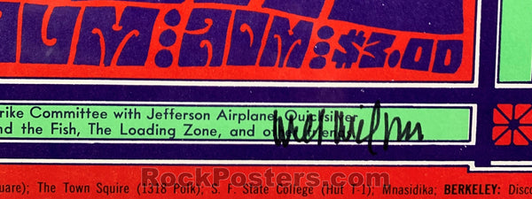 AUCTION - BG-48 - Jefferson Airplane Poster - Wes Wilson Signed - Fillmore Auditorium - CGC Graded 9.4